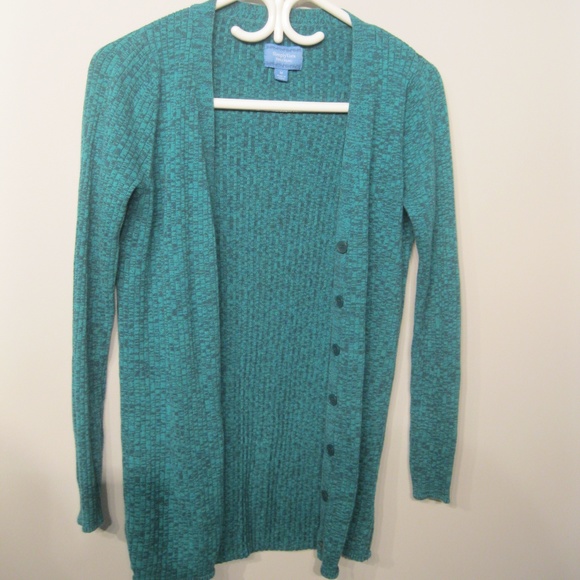 Simply Vera Vera Wang Long Button Front Cardigan - Picture 1 of 6